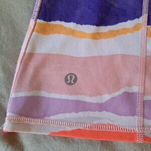 🩷🧡💜Lululemon Strappy Tank Top Size 4 Orange Purple White